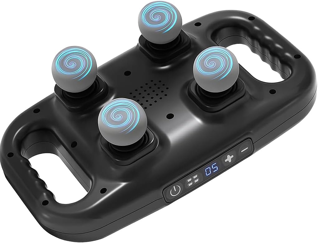 deep tissue massager, 4-head percussion massage gun