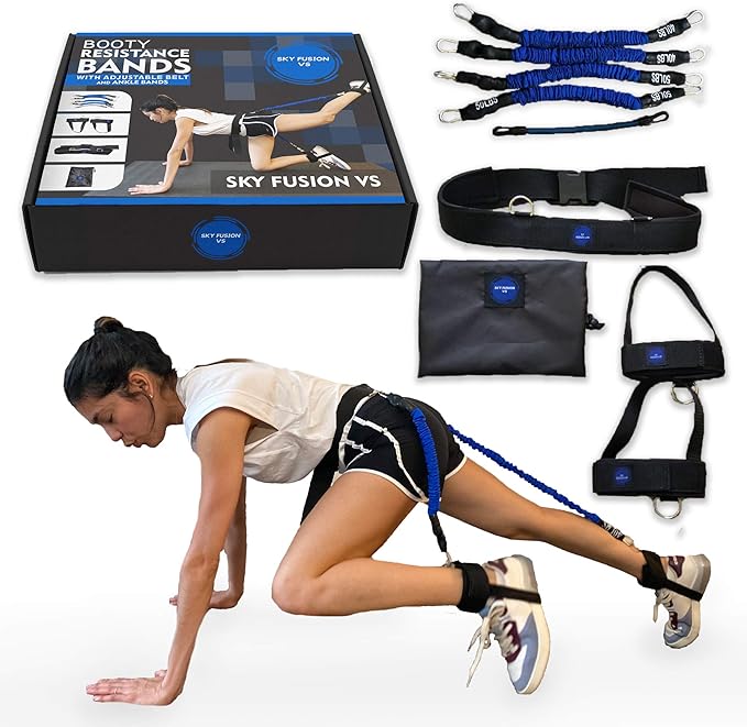 RESISTANCE BANDS IDEAL FOR GLUTE AND LEG TRAINING ADJUSTABLE