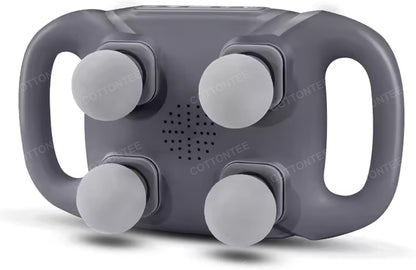 deep tissue massager, 4-head percussion massage gun