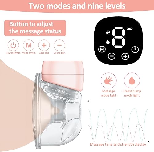 Hands-free electric breast pump