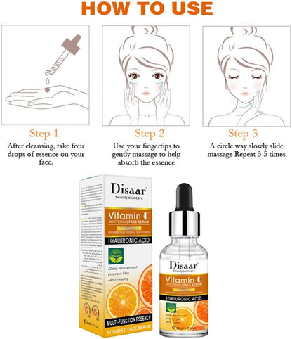 DISAAR SERUM - VITAMIN C + HYALURONIC ACID 30ML
