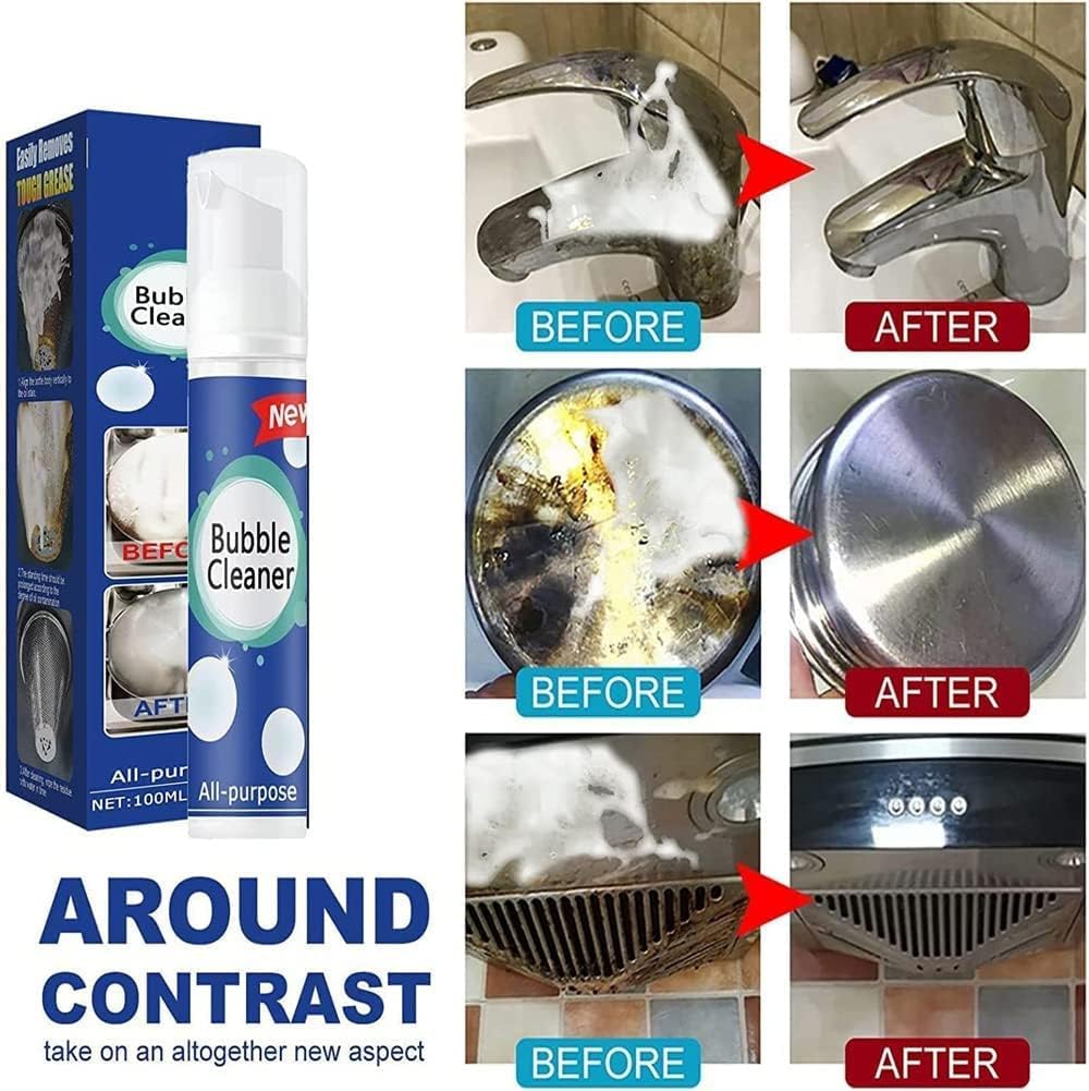 Cleaner Powerful Foam Against Grease and Grime