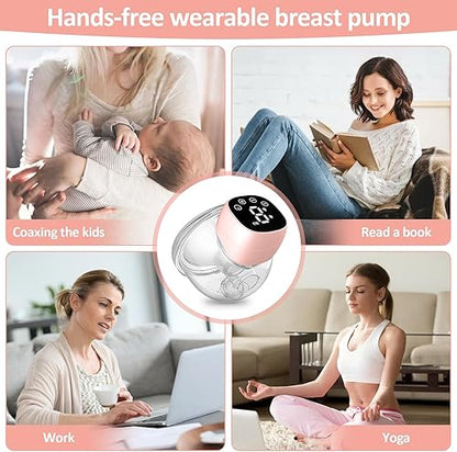 Hands-free electric breast pump