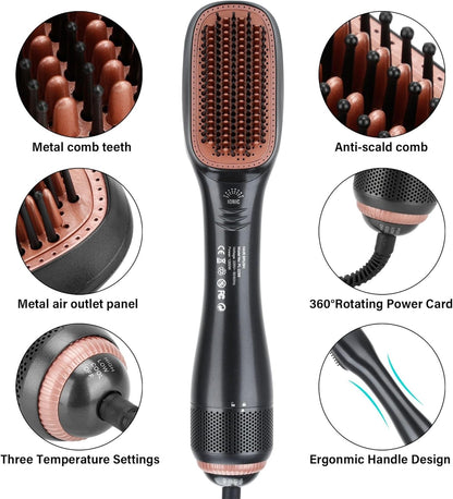 Electric Multifunctional Heat Brush