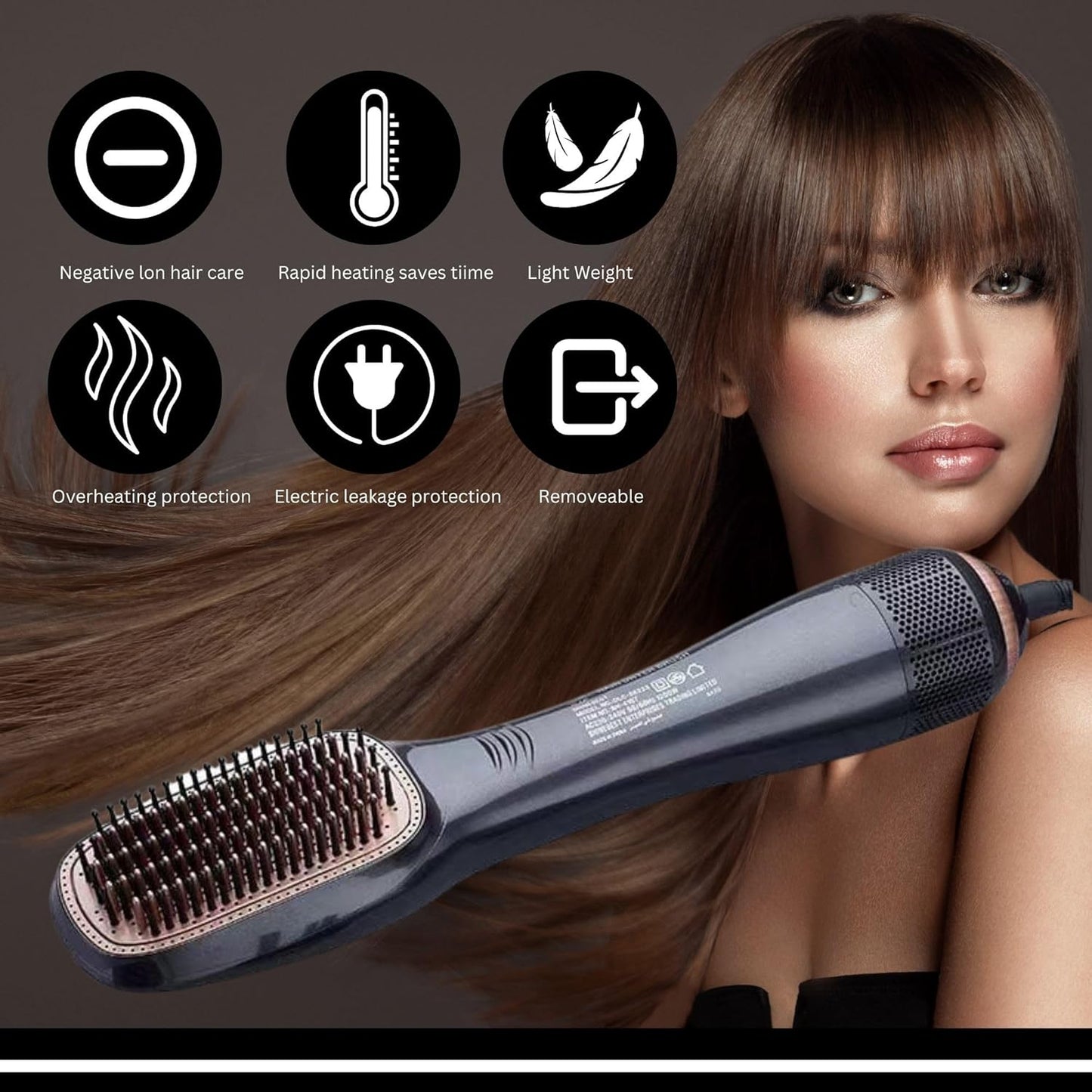Electric Multifunctional Heat Brush