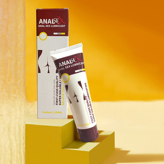 Water-based anal lubricant for unlimited comfort and pleasure